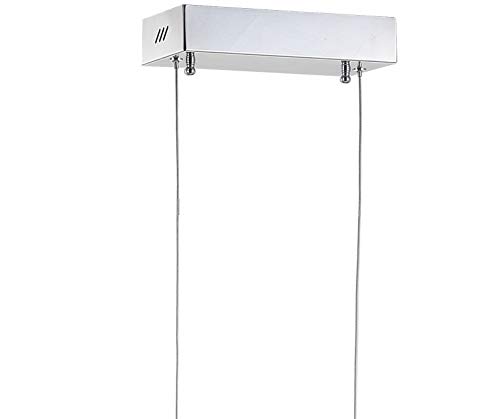 JONATHAN Y JYL7023A Conley 39.5" Dimmable Adjustable Integrated LED Metal Linear Pendant Minimalistic Modern Contemporary Dining Room Living Room Kitchen Foyer Bedroom Hallway, Chrome