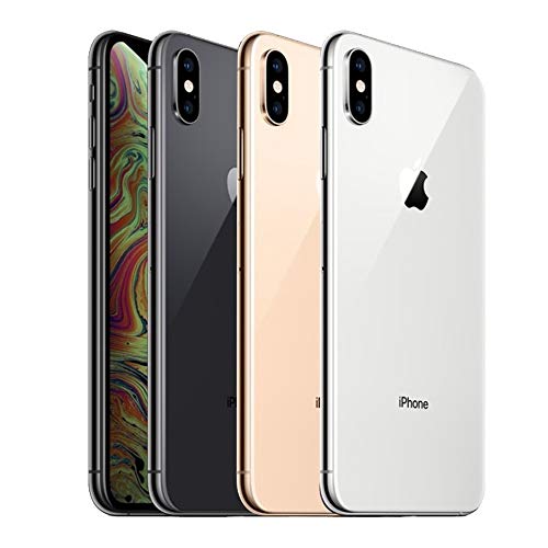 Apple iPhone XS Max, US Version, 256GB, Silver - AT&T (Renewed)