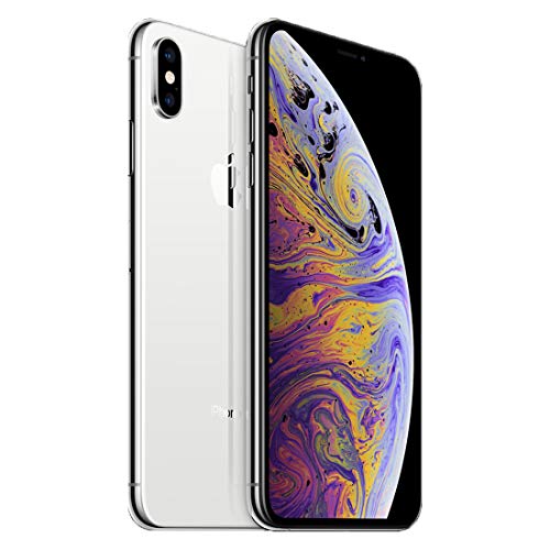 Apple iPhone XS Max, US Version, 256GB, Silver - AT&T (Renewed)