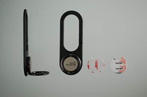 cliphanger pivit black with black kickstand ring holder