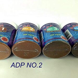 A.D.P. No.2 Powder Type, Tropical Fish Food Floating Mini Micro Pellets for Feed Baby Fry Fish & Small Fish Special High Protein 60% Fish Feed 50 Gram, Growth Fast & Color Enhancing