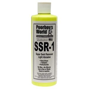 poorboy's world ssr-1 super swirl remover 16 oz