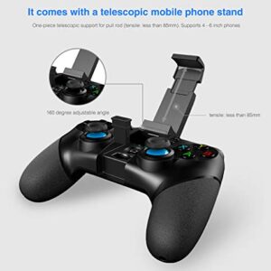 ipega-PG-9156 Wireless game Controller 4.0+2.4G Mobile phone Gamepad for Samsung Galaxy S22/21 /S20 /S10 NOTE21/20/10 VIVO Oppo Android Mobile Smartphone Tablet (Android 6.0+ Higher System)