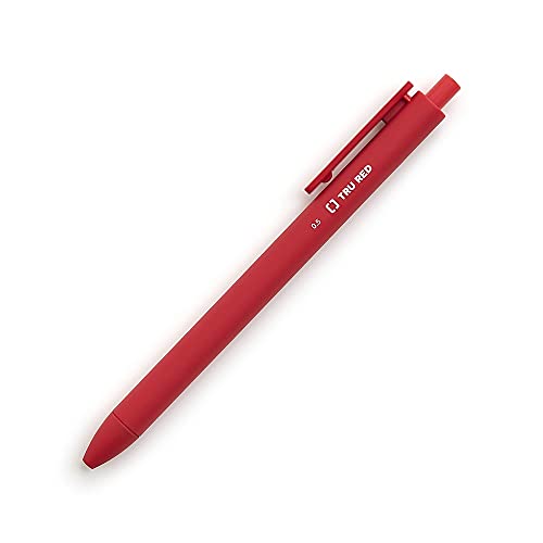 Tru Red Retractable Quick Dry Gel Pens Fine Point 0.5Mm Asst, 12/Pk