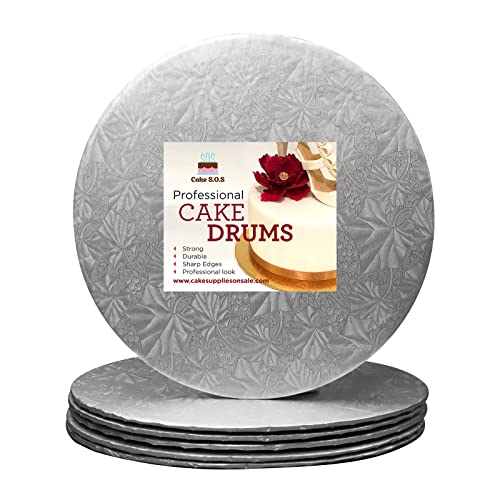 10" Silver Round Thin Drum 1/4", 25 Count