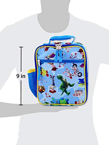 Disney Toy Story 4 Boy's Girl's Soft Insulated School Lunch Box (One Size, Blue)