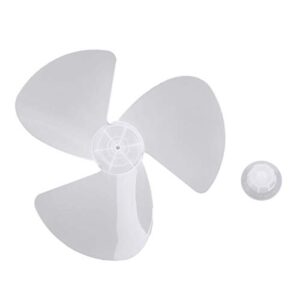 iefiel plastic fan blade 3 leaves for standing pedestal fan table fanner general accessories 16 inch with nut
