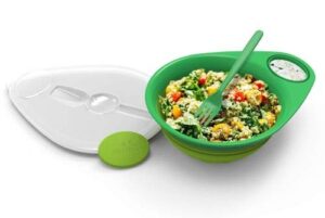 squish™ 5 piece collapsible salad set - green