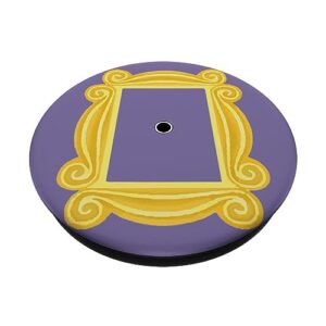 Purple Door Yellow Frame Peephole Vintage Fun Gift PopSockets Standard PopGrip