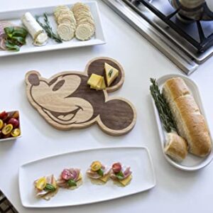 TOSCANA - a Picnic Time brand - Disney Mickey Mouse Disney Classics Mickey Mouse Cutting Board - Wood Cheese Board - Charcuterie Board