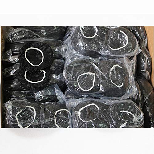 100 Pack Black Stretchable Headphone Ear Covers Sanitary Non-Woven Headset Covers Hygiene Ear Pads Cushions for Earmuff-Style Gaming Headphone/VR Headset/Most Large-Size Headphones 11cm