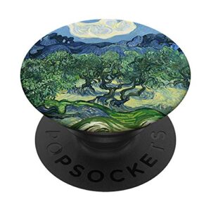 the olive trees painting art vincent van gogh pop mount grip popsockets popgrip: swappable grip for phones & tablets