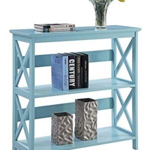 Convenience Concepts Oxford 3 Tier Bookcase, Sea Foam