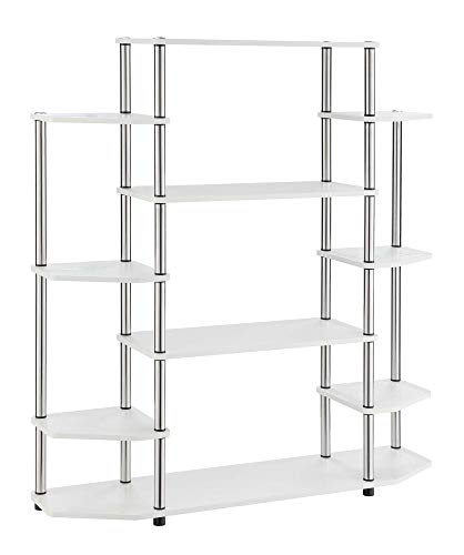 Convenience Concepts Designs2Go Wall Unit Bookshelf, White