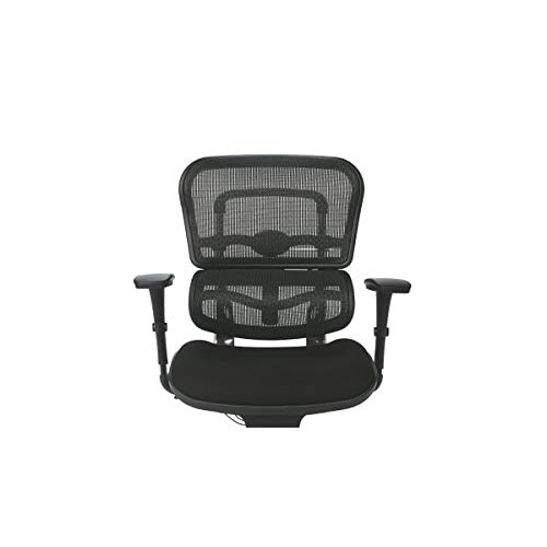 Workpro™ - Chair - 12000 Mesh Mid-Back Chair - Fabric/metal - 23" x 29" x 25.25" - Black