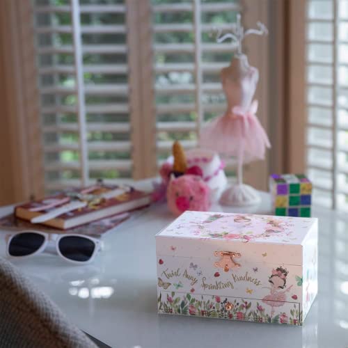 Memory Building Co. Ballerina Jewelry Box Set for Kids - Age 6+ Gifts