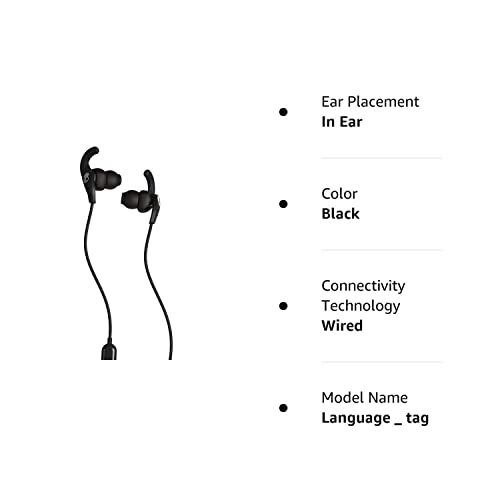 Skullcandy - Set Wired In-Ear Headphones - Black/White - S2MEY-L670 (Renewed)