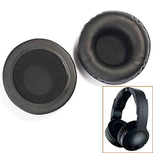 MDR-NC7 Replacement Ear Cushion Ear Pads Earmuff Upgraded Ear Cover Compatible with Sony MDR-NC6 AKG K81 K518 K67 JBL SYNCHROS E40BT Headset Headphone (Black)