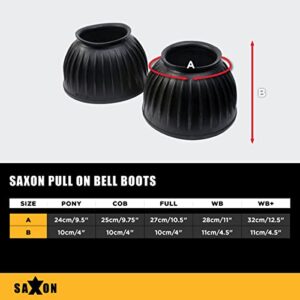 Saxon. Pull On Bell Boots, Gum, Full