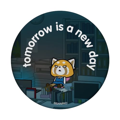 Aggretsuko Office Tomorrow is a New Day PopSockets Standard PopGrip