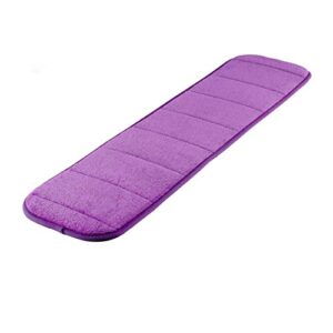 computer wrist elbow pad, creatiee premium memory cotton desktop keyboard arm rest support mat for office desktop working gaming - less elbow pain(long-sized, 7.9 x 31.5 inch)(purple)