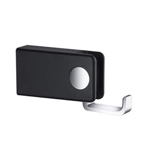 kibi artis bathroom hardware accessory wall mounted bathroom robe hook (chrome black)