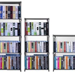 Hosmat 9-Cube DIY Children's Bookcase 30 inch Adjustable Bookshelf Organizer Shelves Unit, Folding Storage Shelves Unit