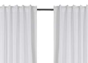 Farm House Curtain-Cotton Textured Slub fabric 50x84 -White, Cotton Curtains,2 Panels Curtain,Tab Top curtains,Room Darkening Drapes,Curtains For Bedroom,Curtains For Living Room,Curtains Set of 2