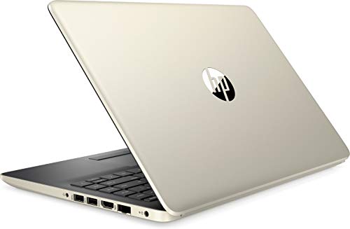 HP 14 Slim Laptop, 14" HD Display, Ryzen 3 3200U, AMD Radeon Vega 3 Graphics, 4GB, 128GB SSD, Pale Gold, 14-dk0024wm