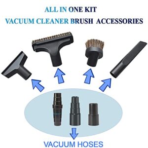 Vacuum Attachment Adapter Kit- Vacuum Hose Adapter - Pool Supply 1-1/4" or 1-1/2" Hose Connector - Hose Reducer Adapter - Reducer from 35mm/38mm/42mm to 32mm - from 1 3/8 inch to 1 1/4 inch