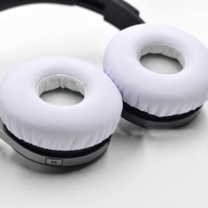 1 Pair E40BT Replacement Ear Pads Cushion Cover Compatible with JBL Synchros E40BT E40 S400 S400BT Headphones (White)