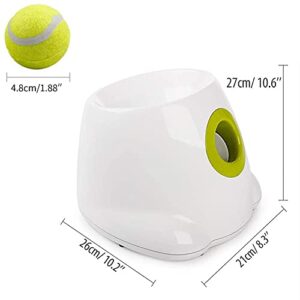 AFP Automatic Ball Launcher for Dogs,Dog Ball Launcher Automatic,Tennis Ball Machine,Includes 3pcs Tennis Balls for Dogs