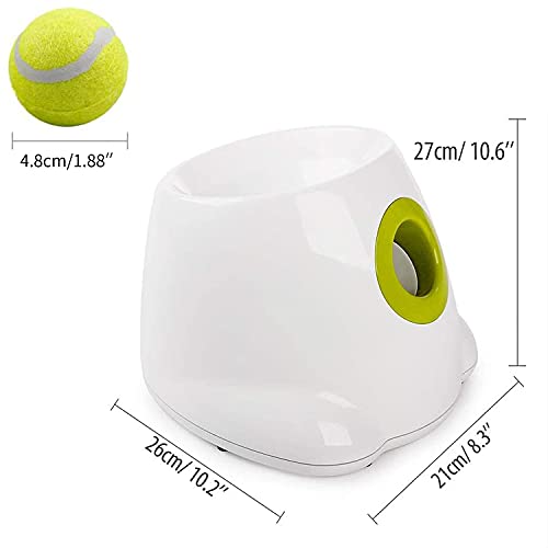 AFP Automatic Ball Launcher for Dogs,Dog Ball Launcher Automatic,Tennis Ball Machine,Includes 3pcs Tennis Balls for Dogs