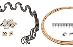 House2Home 27" Couch Spring Repair Kit to Fix Sofa Support for Sagging Cushions - Includes 4pk of Springs, Upholstery Spring Clips, Seat Spring Stay Wire, Screws, and Installation Instructions