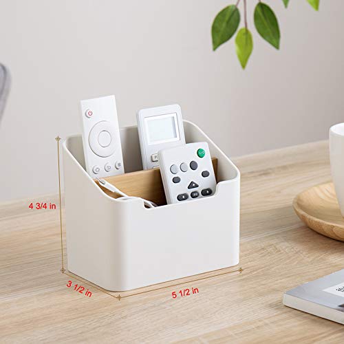 Poeland Remote Control Holder Desk Storage Organizer Box Container for Desk, Office Supplies, Home