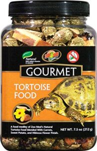 zoo med gourmet tortoise food 7.5 oz - pack of 2