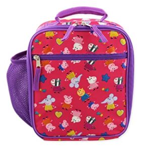 Peppa Pig Nick Jr Girls Soft Insulated School Lunch Box