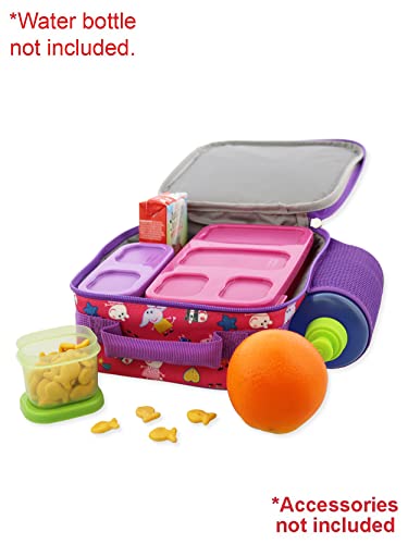 Peppa Pig Nick Jr Girls Soft Insulated School Lunch Box