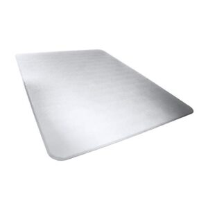 amazon basics polycarbonate heavy duty office chair mat for carpets & hard floors - 46 x 60-inch, clear