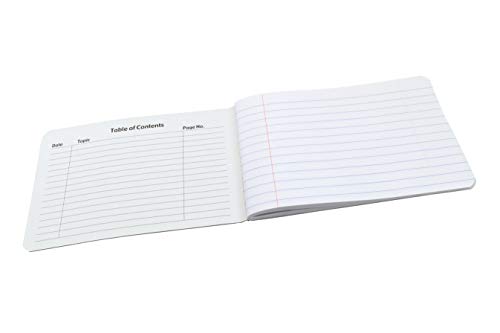 Pacon Junior Composition Book, 3/8" Ruled 5" x 7-1/2", 100 White Sheets , 6 Count