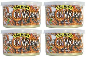 zoo med can o' worms 1.2 oz - pack of 4