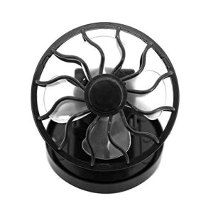 academyus summer portable mini fan solar power cooling fan air cooler for traveling outdoor fishing random style*