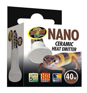 zoo med nano ceramic heat emitter 40 watt - pack of 4