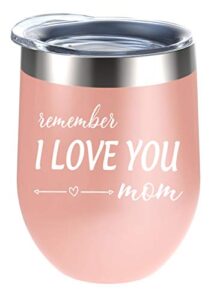 alexanta gifts for mom - mom gifts from daughter, gifts for daughters from mothers, mother and daughter gifts, gifts for mom from son, gifts for mom from kids, remember i love you mom tumbler