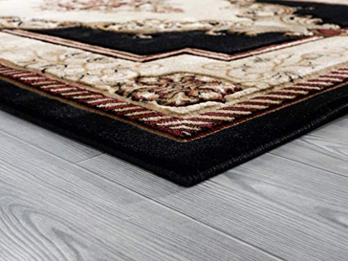 United Weavers of America Bristol Fallon Black Area Rug, 5'3" x 7'6"