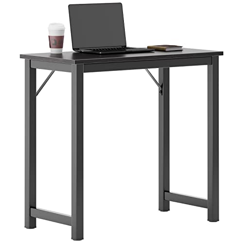 sogesfurniture Computer Desk 31.5 inches Sturdy Office Desk Meeting Desk Training Desk Writing Desk Workstation Desk Gaming Desk, Black