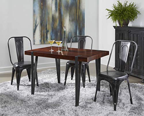 Coast to Coast Gunmetal Dining Table,48" W x 30" D x 30" H