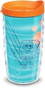 tervis nickelodeon™ - spongebob squarepants made in usa double walled insulated tumbler travel cup keeps drinks cold & hot, 10oz wavy, surf