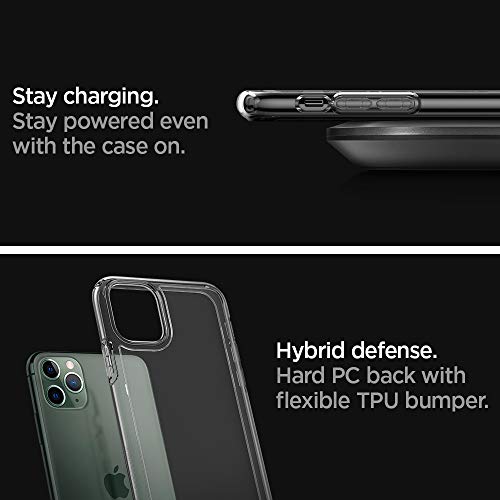 Spigen Ultra Hybrid Designed for iPhone 11 Pro Max Case (2019) - Crystal Clear