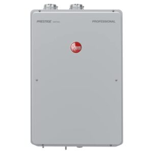 rheem prestige condensing tankless indoor natural gas water heater 6.8 gpm - rtgh-68vln-2